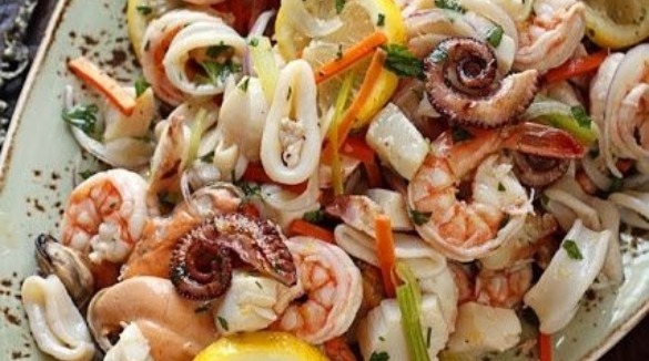 Marinated Seafood Salad recipe | Island Real Estate
