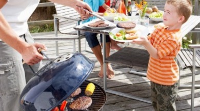 family grilling | Island Real Estate