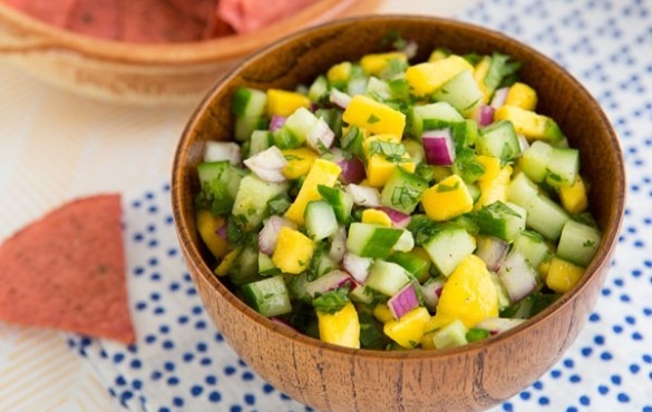 cucumber mango salsa | Island Real Estate