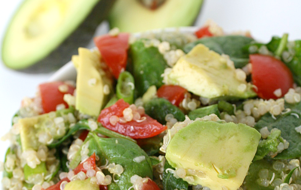 quinoa avocado salad | Island Real Estate