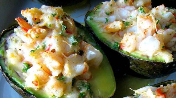 Baked Seafood Stuffed Avocados recipe | Island Real Estate