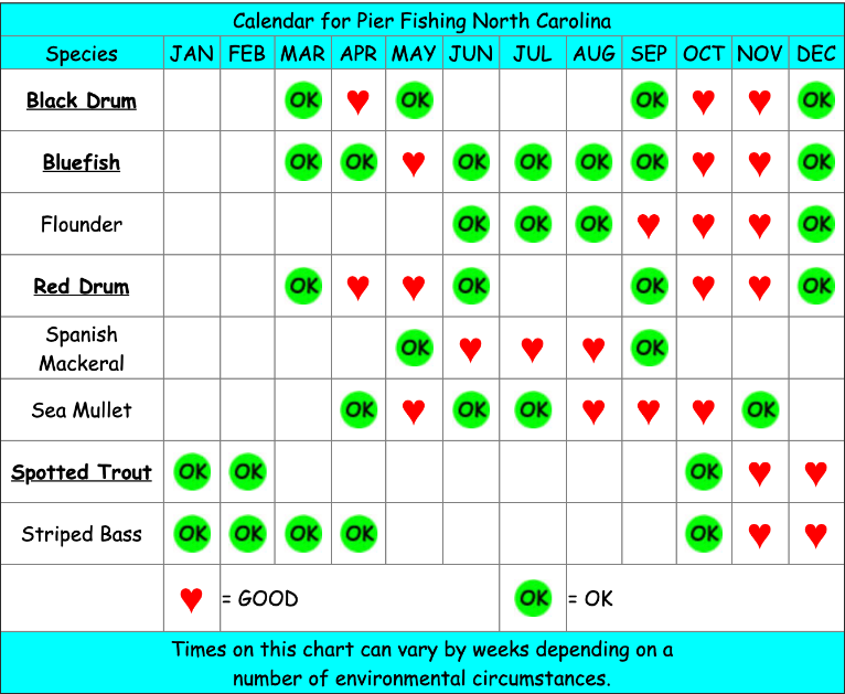 Fishing Calendar | Island Real Estate