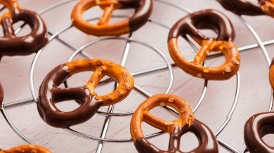 chocolate-cover pretzels | Island Real Estate