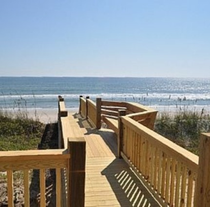 beach access from one of Island Real Estate's rentals | Island Real Estate