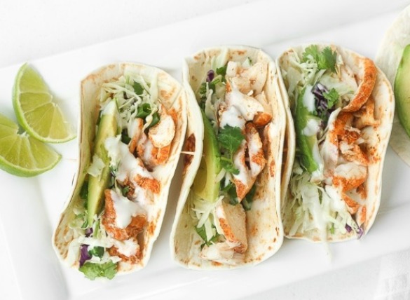 fish tacos with lime crema sauce | Island Real Estate