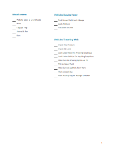 Beach Vacation Printable Checklist | Island Real Estate